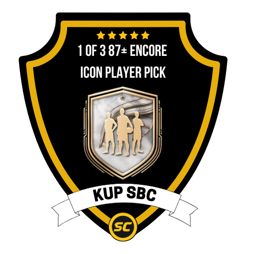 EA FC 26 SBC 1 of 3 87+ Encore Icon Player Pick - PS4, PS5, Xbox One, Xbox Series X, Xbox Series S